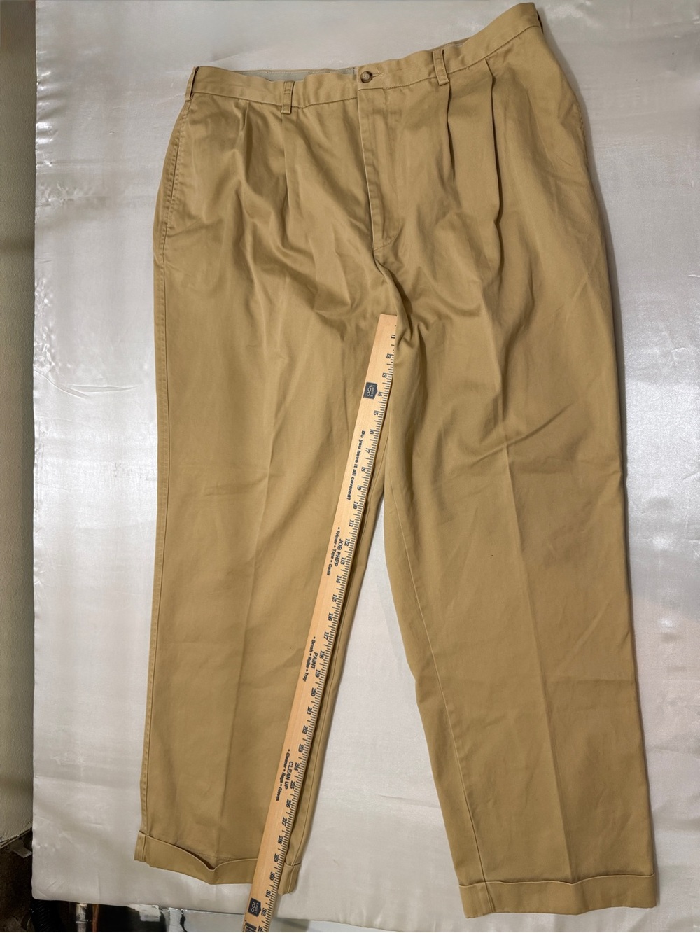 Daniel Cremieux Collection Men's 40x32 Tan Pants